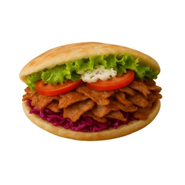 DONER KEBAB WITH PITTA BREAD