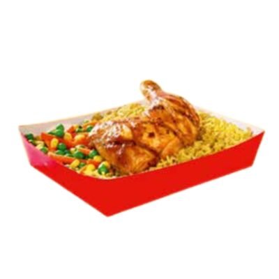 Chicken Box 1/4 Chicken with Spicy Rice and Mixed Vegetebles